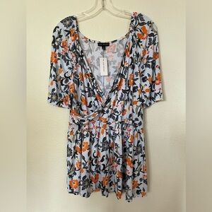Lane Bryant floral top